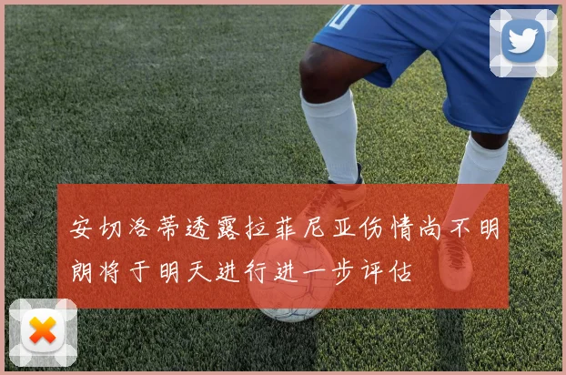 安切洛蒂透露拉菲尼亚伤情尚不明朗将于明天进行进一步评估